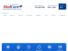 Tablet Screenshot of medcareplusny.com